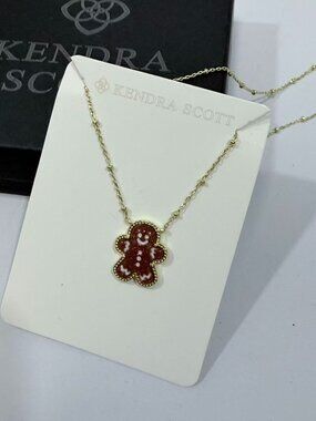 Kendra Scott Gingerbread Gold Short Pendant Necklace